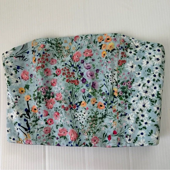 Alice + Olivia Ceresi Floral Smocked Bandeau Top, 6 Tops